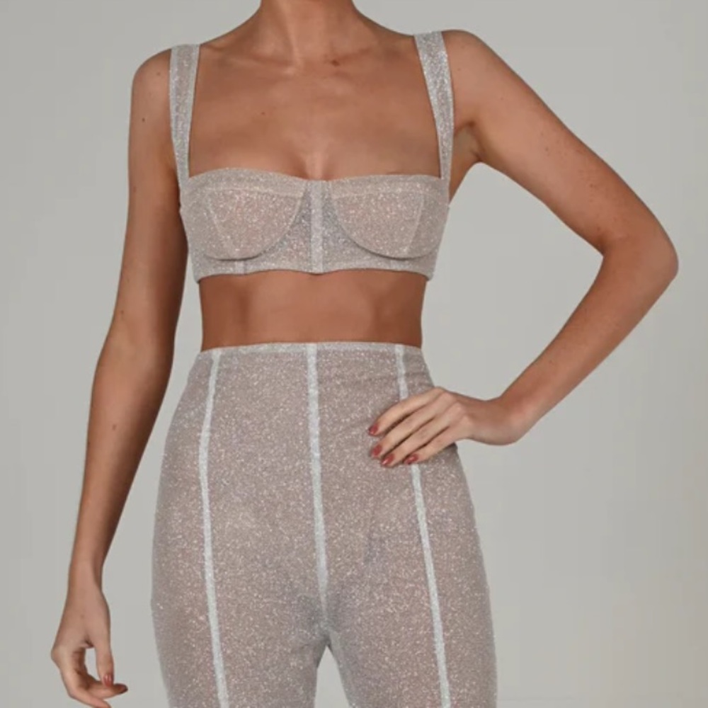 The dolls house fashion Krystal bralette- S Krystal trousers XS - Picture 2 of 5
